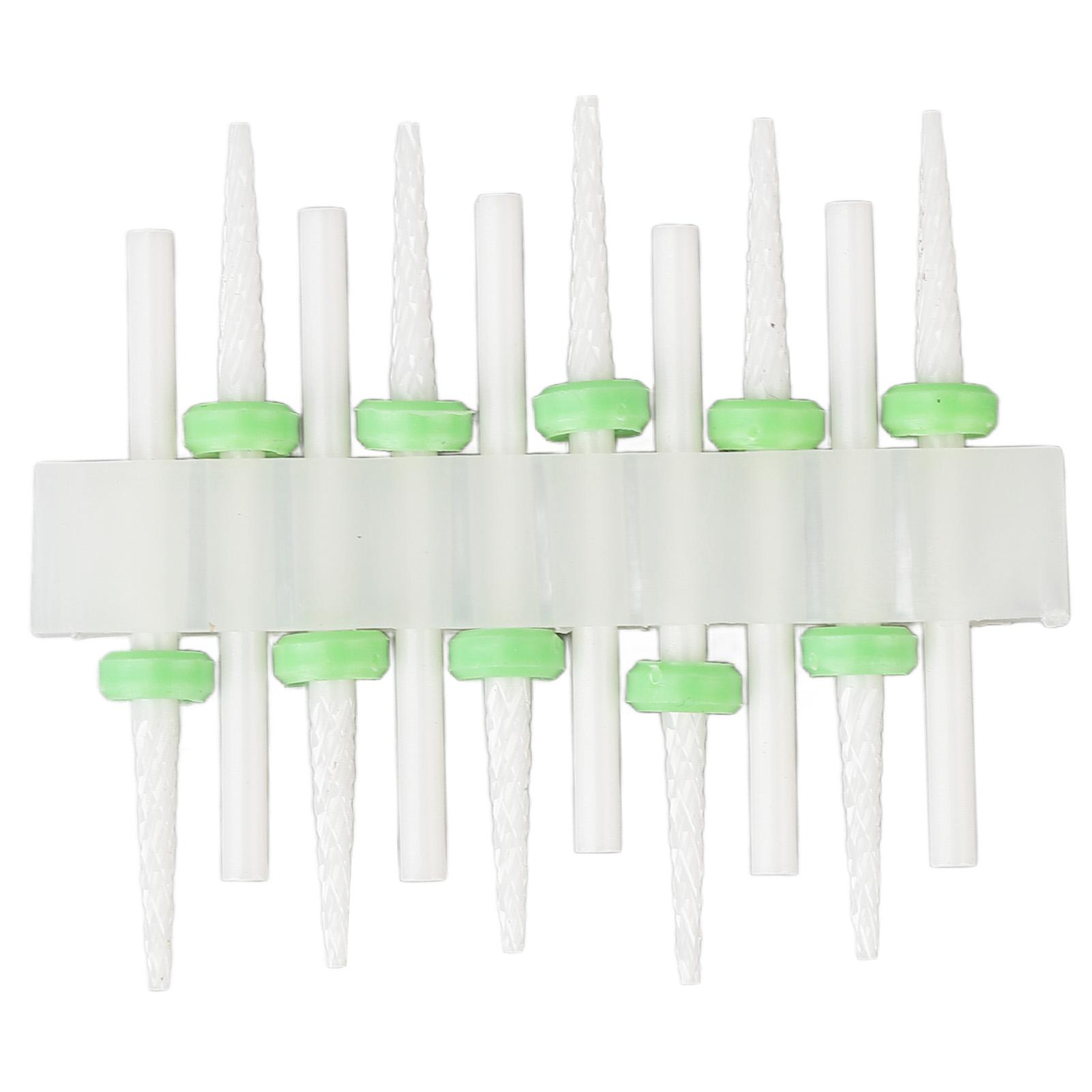 10pcs Ceramic Nail Drill Bit Set Home Nail Salon Gel Polish Dead Skin Cuticle Remover Bits for Nail
10pcs Ceramic Nail Drill Bit Set Home Nail Salon Gel Polish Dead Skin Cuticle Remover Bits for Nail