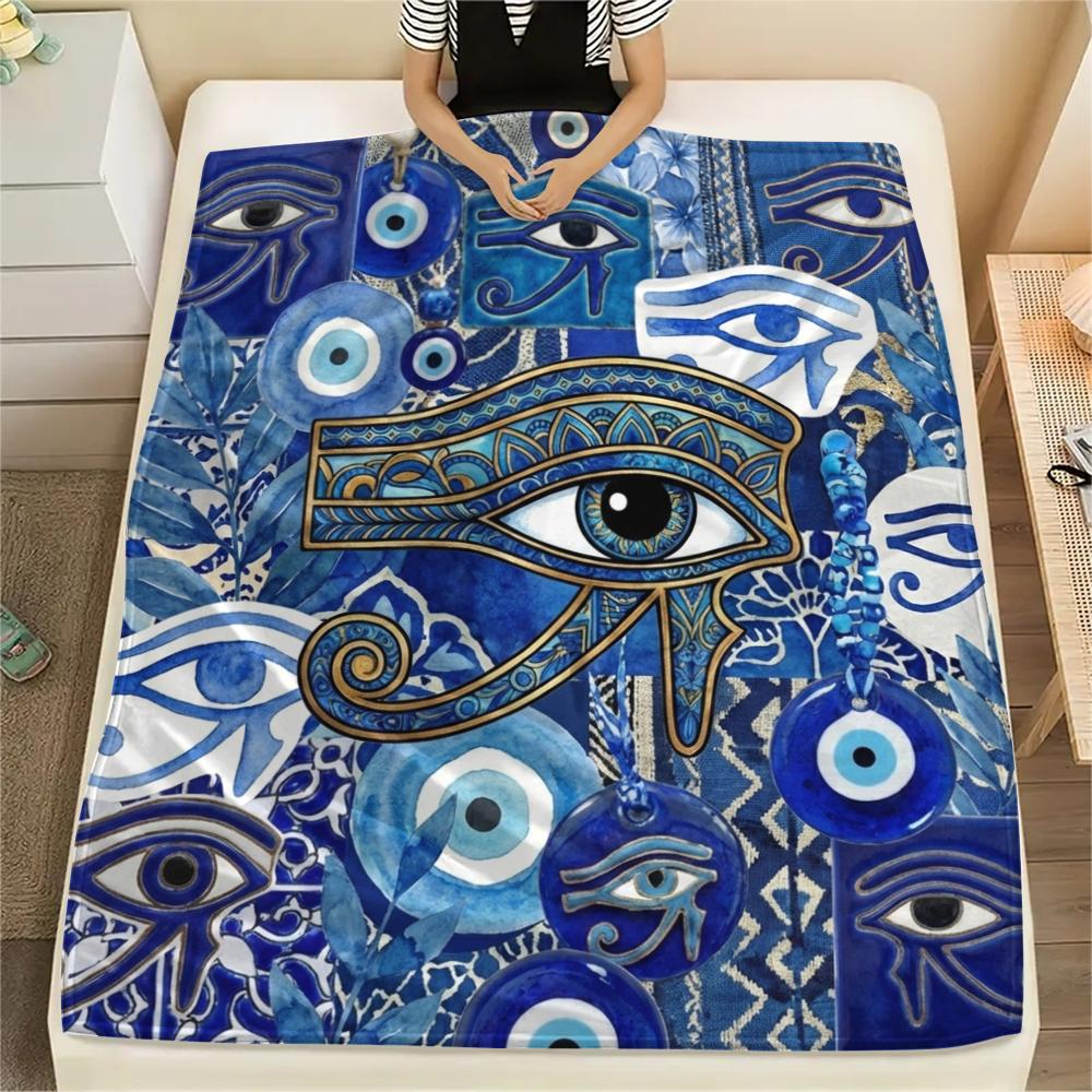 1Pc Eye of Horus Print Flannel Blanket, High quality Comfortable for All Seasons, Home Decor, Warmth and Comfort, Perfect for Christmas Gifts W31 80cm x 120cm
1Pc Eye of Horus Print Flannel Blanket, High quality Comfortable for All Seasons, Home Decor, Warmth and Comfort, Perfect for Christmas Gifts W31 80cm x 120cm