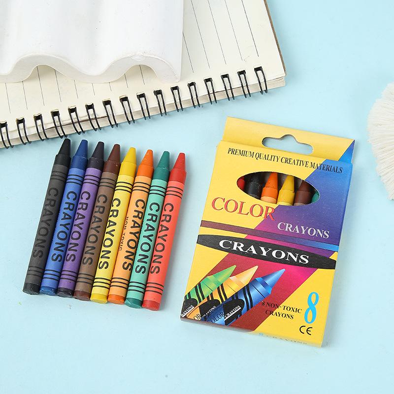 8-Color Boxed Cartoon Art Crayons for Doodling and Painting
8-Color Boxed Cartoon Art Crayons for Doodling and Painting