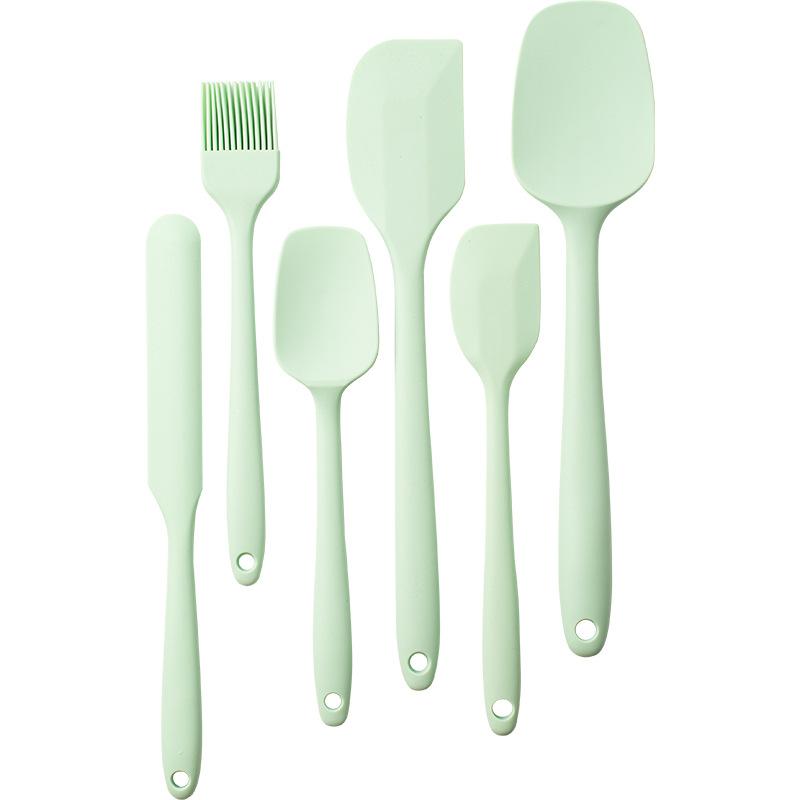 Силиконовая лопатка для выпечки, набор из 6 предметов, универсальная лопатка для крема, лопатка для торта, кисть для масла, инструменты для выпечки своими руками зелёный
Силиконовая лопатка для выпечки, набор из 6 предметов, универсальная лопатка для крема, лопатка для торта, кисть для масла, инструменты для выпечки своими руками зелёный