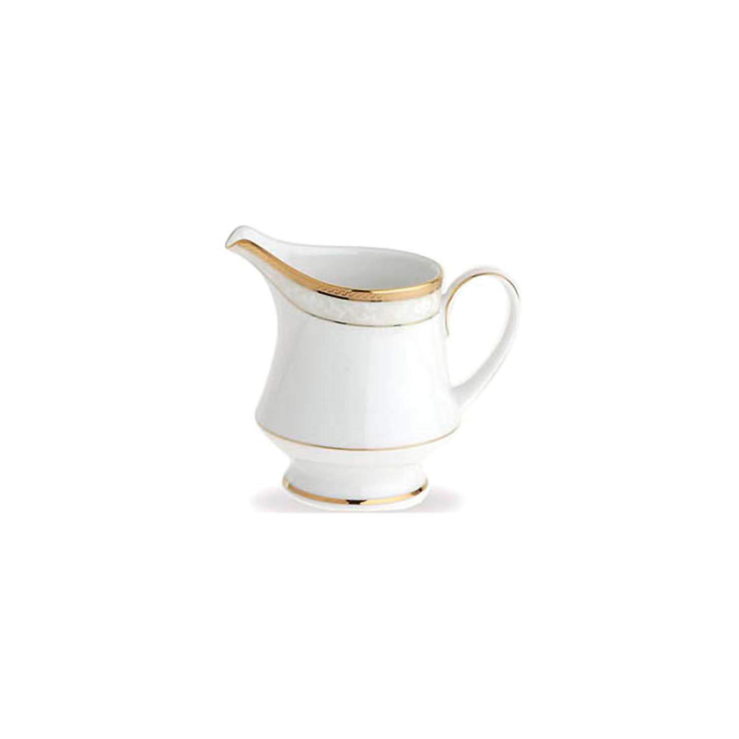 Noritake Creamer, 260cc, Hampshire Gold, 1 piece, Gold Fine Porcelain, 4335L/91128
Noritake Creamer, 260cc, Hampshire Gold, 1 piece, Gold Fine Porcelain, 4335L/91128