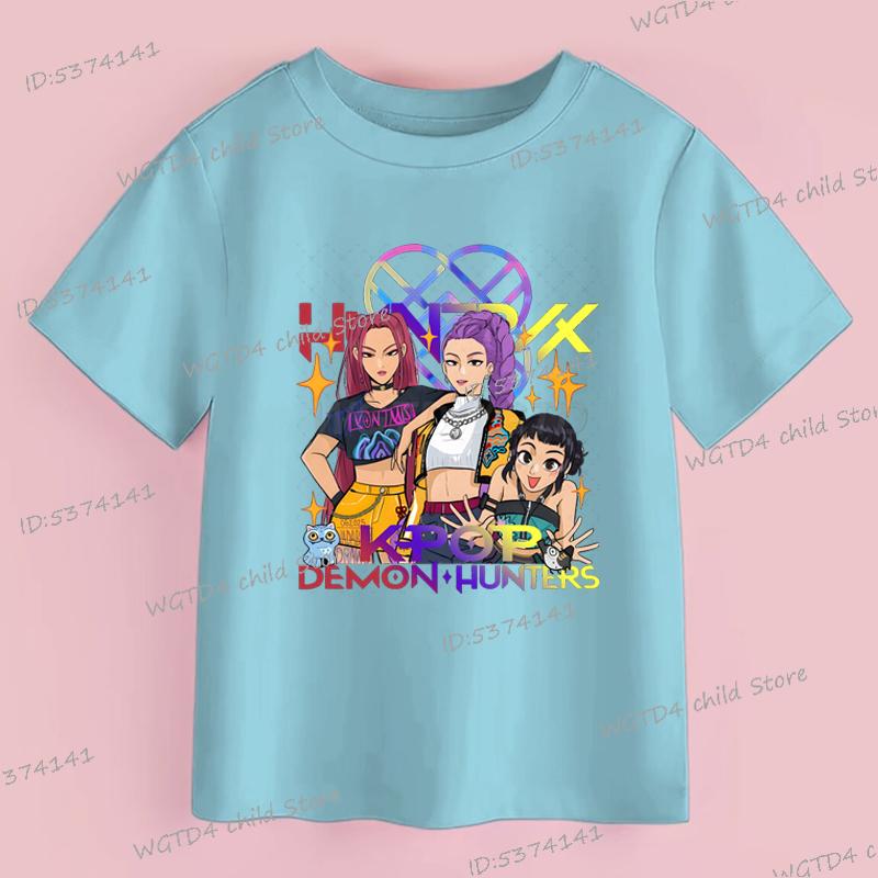 Модная футболка для детей из фильма K-Pop Охотники на демонов Крутая футболка для девочек Топ Забавный подарок для фанатов Хлопковая футболка Одежда K-Pop Охотники на демонов 140
Модная футболка для детей из фильма K-Pop Охотники на демонов Крутая футболка для девочек Топ Забавный подарок для фанатов Хлопковая футболка Одежда K-Pop Охотники на демонов 140