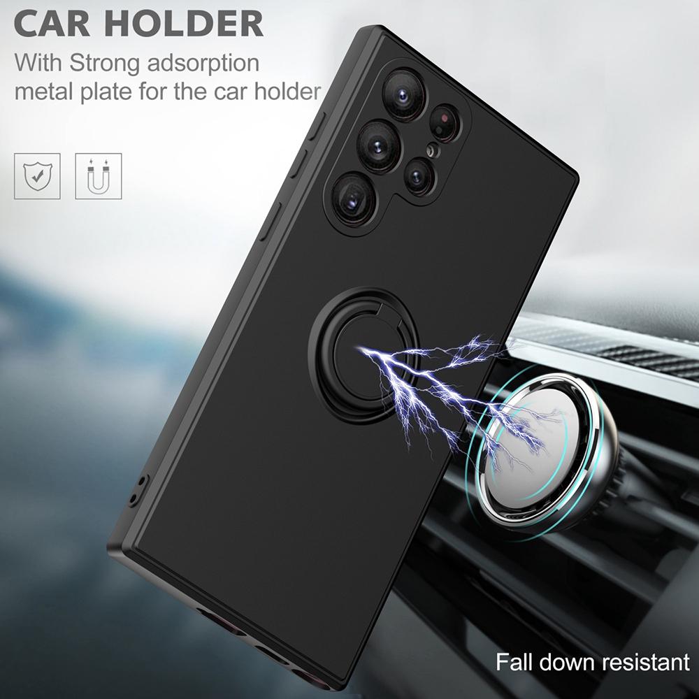 For Samsung Galaxy S22 Ultra 5G Scratch-resistant TPU Rubberized Cell Phone Case Protector with Ring Kickstand K
For Samsung Galaxy S22 Ultra 5G Scratch-resistant TPU Rubberized Cell Phone Case Protector with Ring Kickstand K
