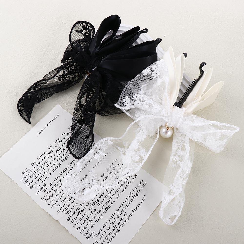 Аксессуары Темпераментная сетчатая кружевная женская жемчужная заколка-банан Вертикальная заколка с бантом Заколка для волос Держатель для хвоста
Аксессуары Темпераментная сетчатая кружевная женская жемчужная заколка-банан Вертикальная заколка с бантом Заколка для волос Держатель для хвоста