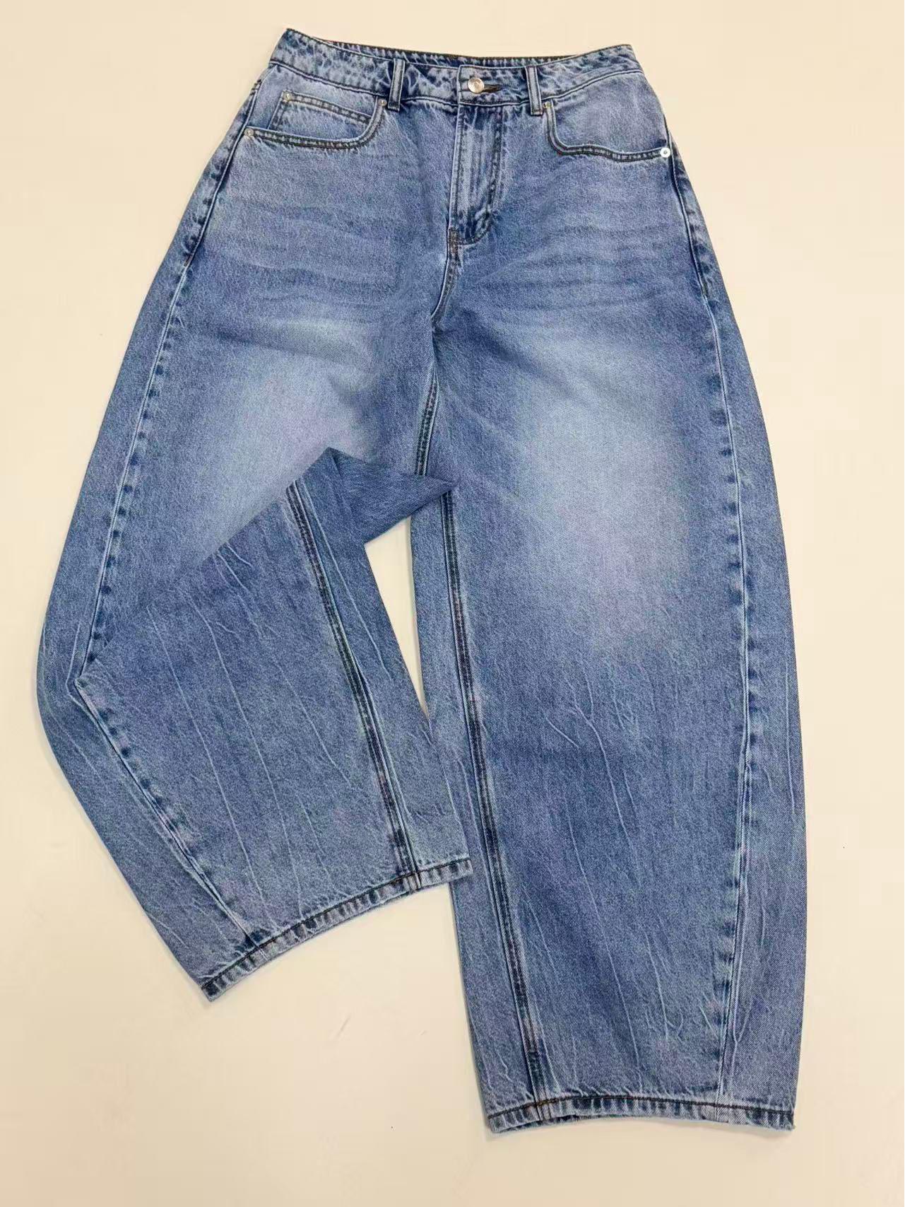 2026 Spring Casual High Waist Wide Leg Jeans with Letter Detailing 26 темно-синий
2026 Spring Casual High Waist Wide Leg Jeans with Letter Detailing 26 темно-синий