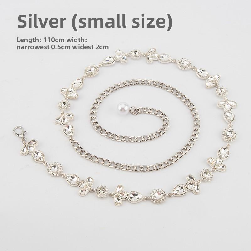 Metal waist chain - women s elegant versatile belt - fashionable dress accessory
Metal waist chain - women s elegant versatile belt - fashionable dress accessory