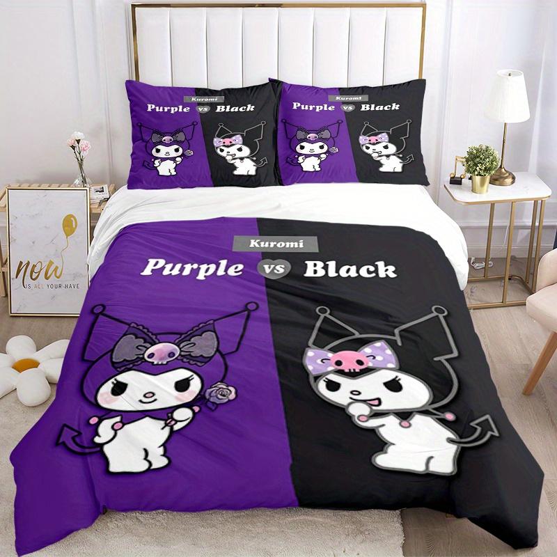 3pcs Kuromi, Devil Breathable Polyester Bedding Set Soft Duvet Cover and 2 Pillowcases,Suitable for All Seasons, 082602b 135x200cm
3pcs Kuromi, Devil Breathable Polyester Bedding Set Soft Duvet Cover and 2 Pillowcases,Suitable for All Seasons, 082602b 135x200cm