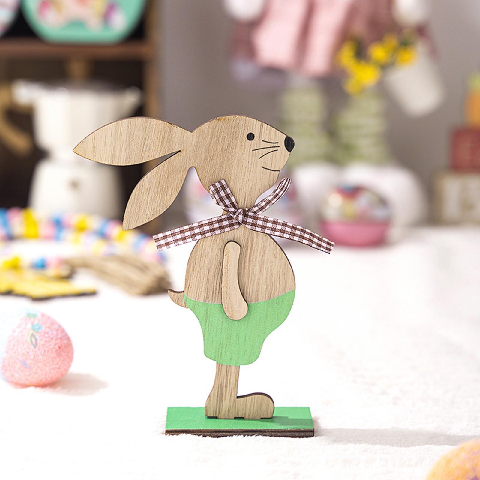 Пасхальный кролик деревянные украшения украшения дома европейский и ремесла One Size
Пасхальный кролик деревянные украшения украшения дома европейский и ремесла One Size