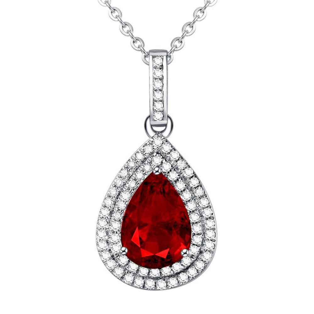 Luxury Pear Shaped Emerald Pendant Necklace 18K Gold Plated with Micro Pave Diamonds for Engagement
Luxury Pear Shaped Emerald Pendant Necklace 18K Gold Plated with Micro Pave Diamonds for Engagement