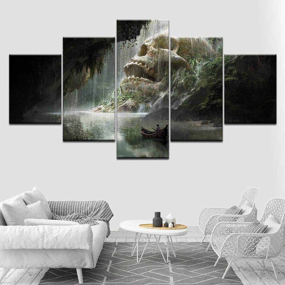 Canvas Painting Art Station Skull Cave 5 Pieces Canvas Wall Art Painting Modular Wallpapers Poster Print living room Home Decor 20x35 20x45 20x55cm
Canvas Painting Art Station Skull Cave 5 Pieces Canvas Wall Art Painting Modular Wallpapers Poster Print living room Home Decor 20x35 20x45 20x55cm