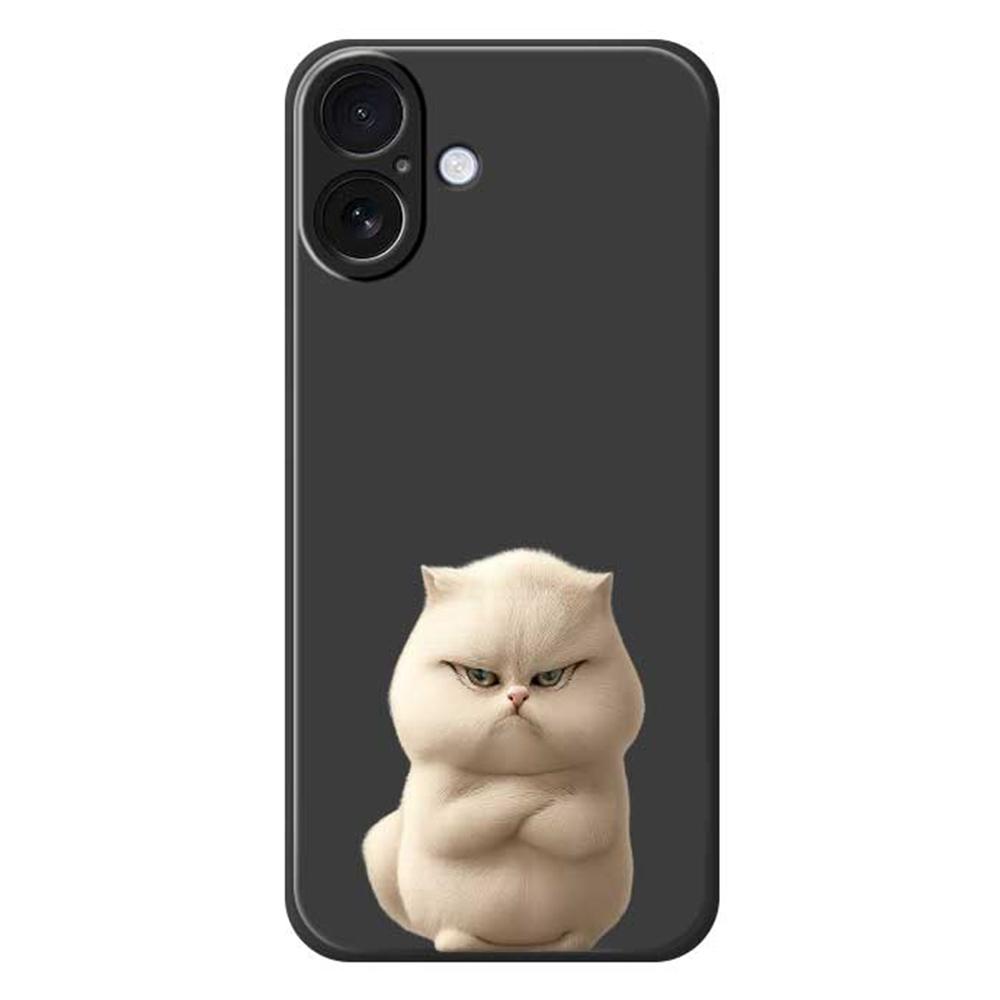 For iPhone 17 Case Angry Cat Pattern Printing Straight Edge TPU Phone Back Cover Black
For iPhone 17 Case Angry Cat Pattern Printing Straight Edge TPU Phone Back Cover Black