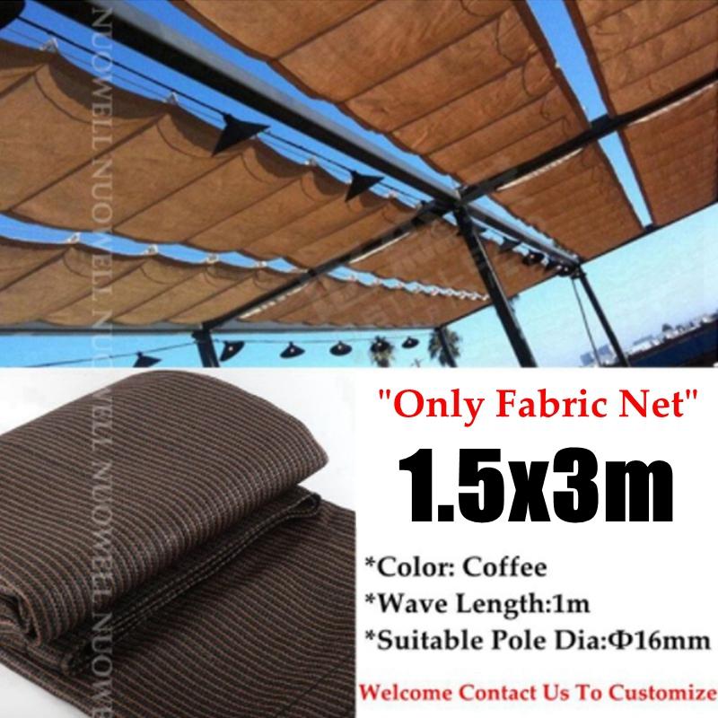 Customize Width 1.5M Telescopic Wave Sun Shade Net Thicken Balcony Terrace Sunshade Nets Outdoor Swimming Pool Sunshade Sails
Customize Width 1.5M Telescopic Wave Sun Shade Net Thicken Balcony Terrace Sunshade Nets Outdoor Swimming Pool Sunshade Sails