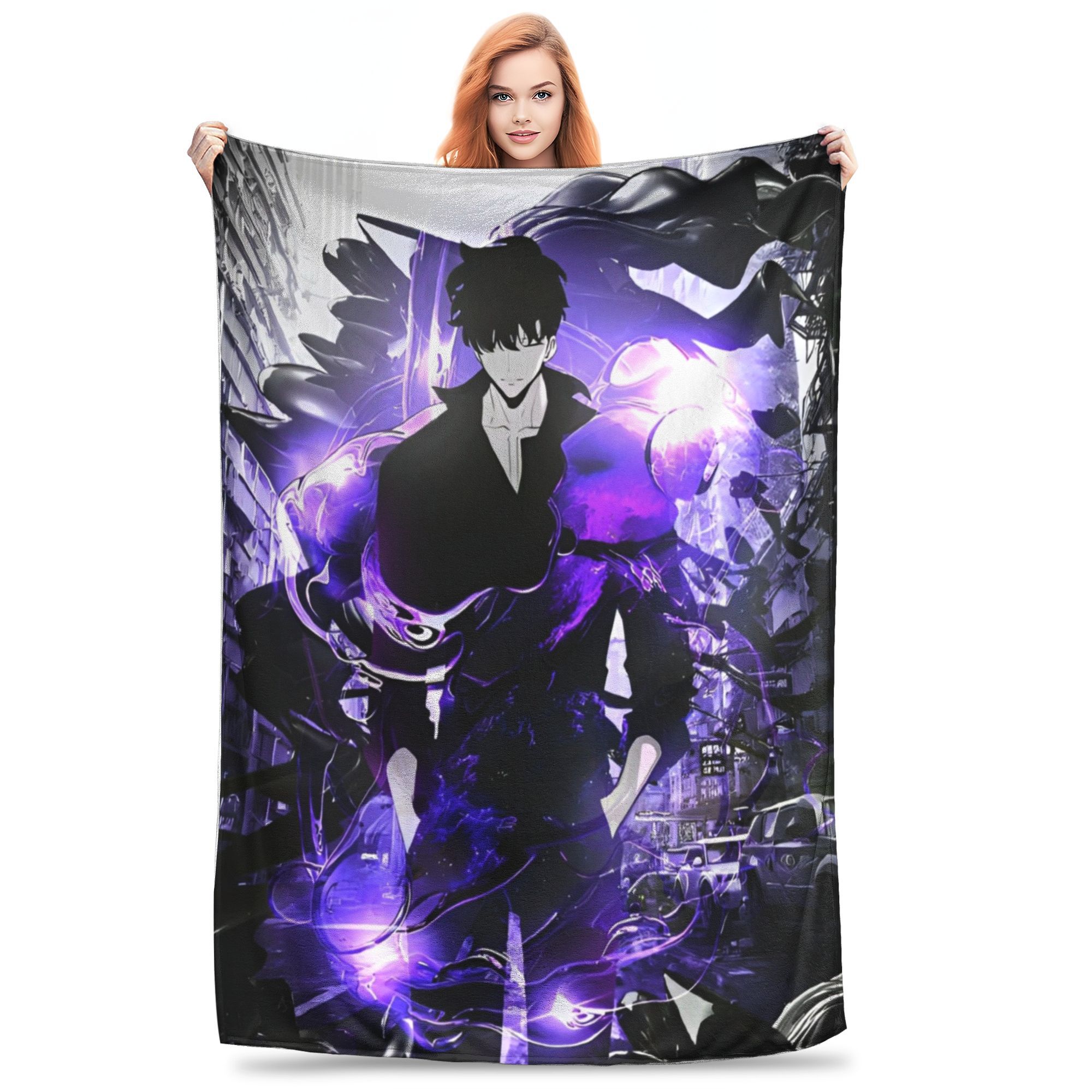 Solo S-ung Jin-woo Leveling Flannel Blanket Anime Novelty Throw Blankets for Home Hotel Sofa 200x150cm Quilt 100x150cm
Solo S-ung Jin-woo Leveling Flannel Blanket Anime Novelty Throw Blankets for Home Hotel Sofa 200x150cm Quilt 100x150cm