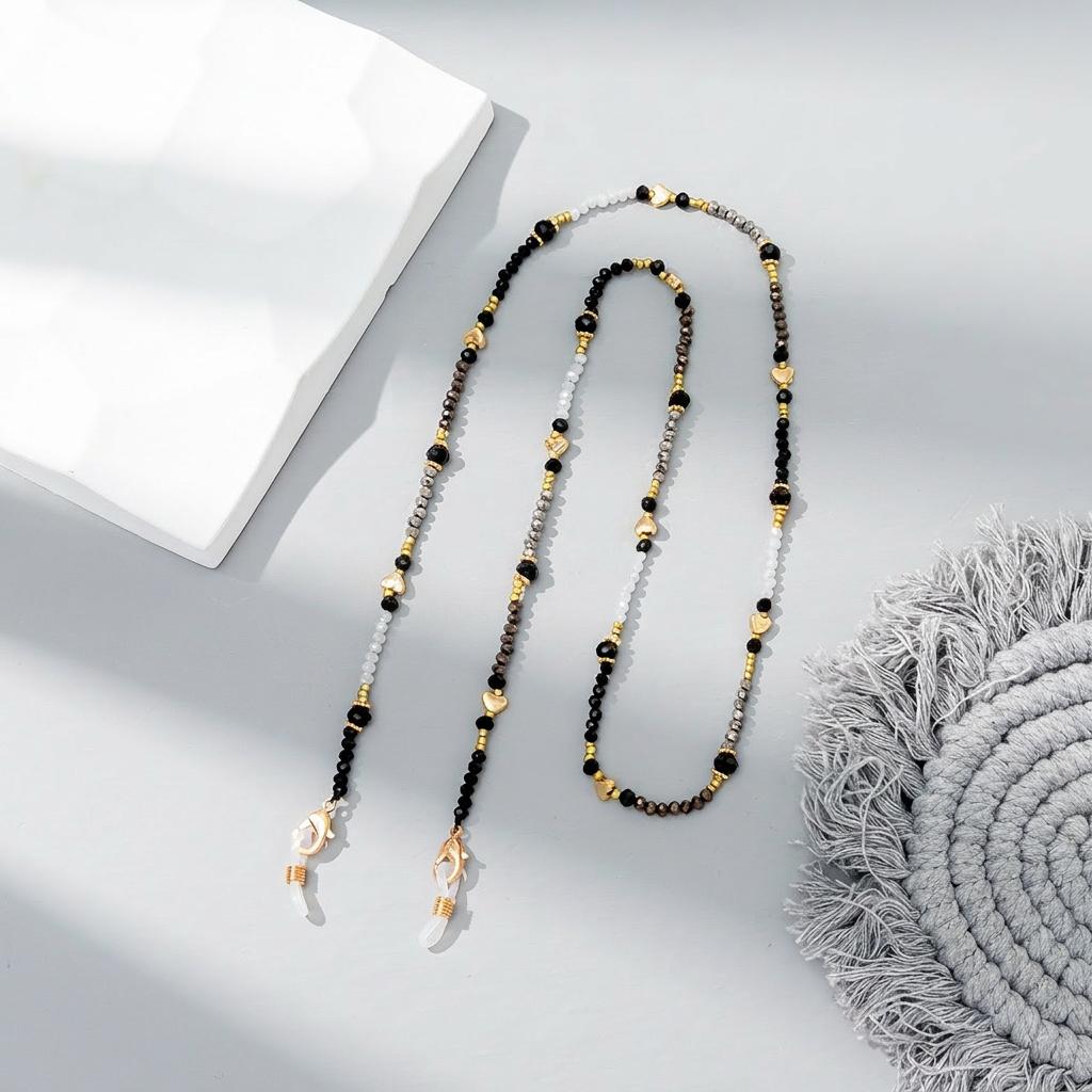 Colorful Crystal Beaded Eyeglass Chain for Women Anti-slip Glasses Lanyard Holder Stylish Fashion Accessory for Daily Commute
Colorful Crystal Beaded Eyeglass Chain for Women Anti-slip Glasses Lanyard Holder Stylish Fashion Accessory for Daily Commute