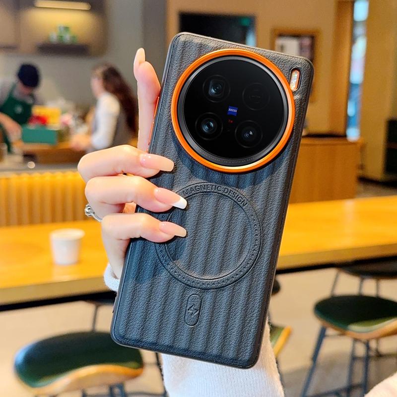 For Vivo X100 X100S Pro Ultra Case Magnetic Metal Alloy Camera Protection Independent Buttons Vegan Leather Case Cover PU Leather&vivo X100s
For Vivo X100 X100S Pro Ultra Case Magnetic Metal Alloy Camera Protection Independent Buttons Vegan Leather Case Cover PU Leather&vivo X100s