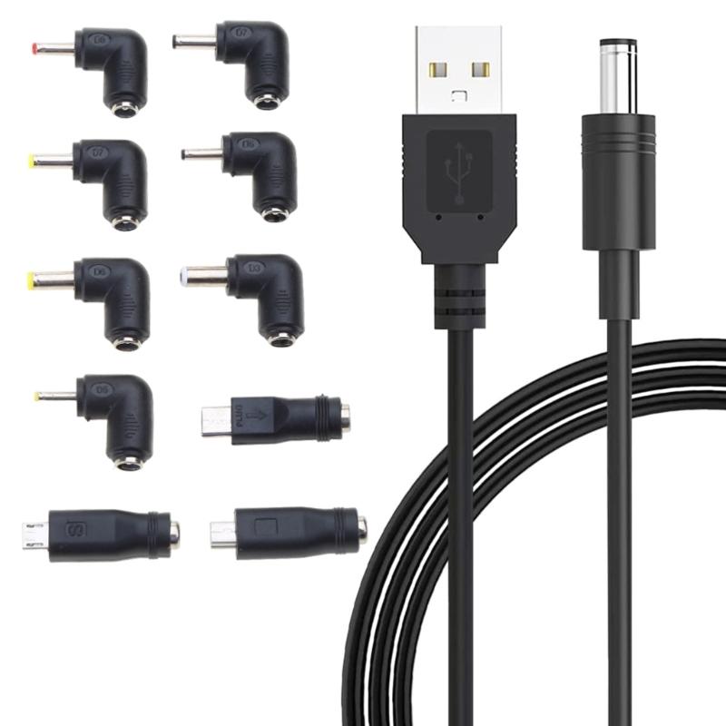 Универсальный набор кабелей питания USB на DC5V 10 в 1 с разъемами DC4017 5525 1735 TypeC 10 адаптеров Кабель для зарядки питания 1
Универсальный набор кабелей питания USB на DC5V 10 в 1 с разъемами DC4017 5525 1735 TypeC 10 адаптеров Кабель для зарядки питания 1