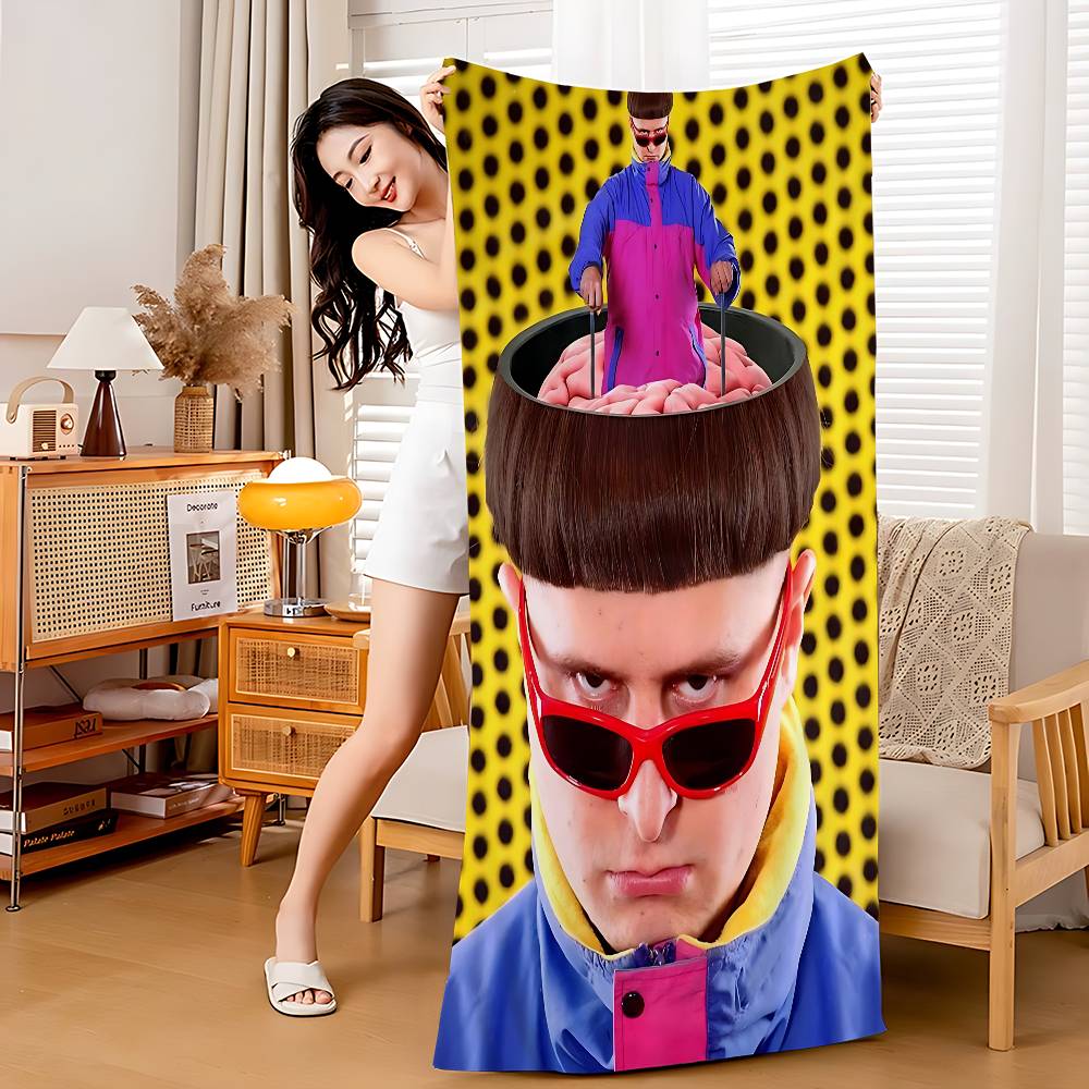 Singer Oliver Tree Nickell Microfiber Printed Beach Towel Mountain Climbing Yoga Beach Swimming Running Absorbent Soft Towel W30*H60(CM)
Singer Oliver Tree Nickell Microfiber Printed Beach Towel Mountain Climbing Yoga Beach Swimming Running Absorbent Soft Towel W30*H60(CM)