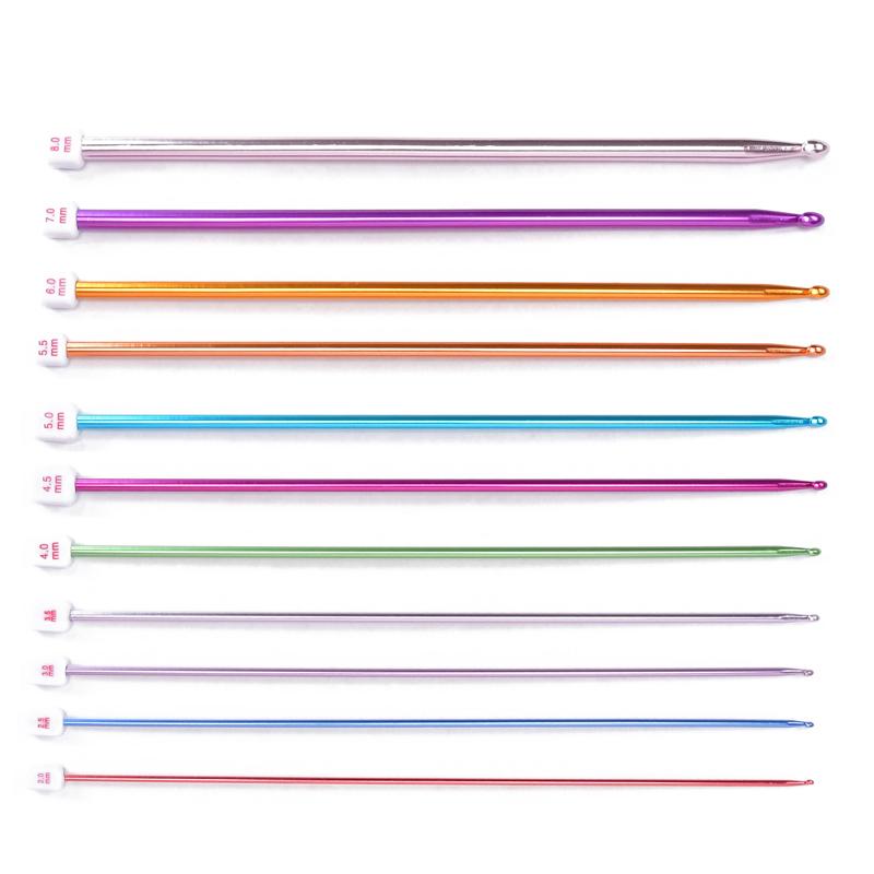 11pc 27cm Fancy Knitting Needles Tool, Diy Sweater Weaving Needle, Colorful Aluminum Crochet Hook Kit, Sewing & Weave Craft Tool
11pc 27cm Fancy Knitting Needles Tool, Diy Sweater Weaving Needle, Colorful Aluminum Crochet Hook Kit, Sewing & Weave Craft Tool
