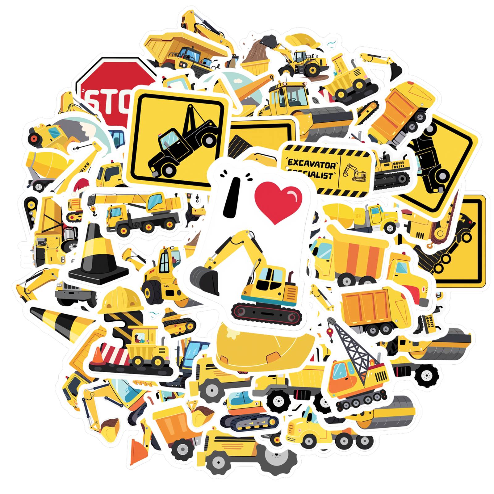 35pcs-50pcs Fun Roadwork Stickers Cartoon Construction Vehicles Stickers Stationery Stickers For Laptop Luggage DIY
35pcs-50pcs Fun Roadwork Stickers Cartoon Construction Vehicles Stickers Stationery Stickers For Laptop Luggage DIY