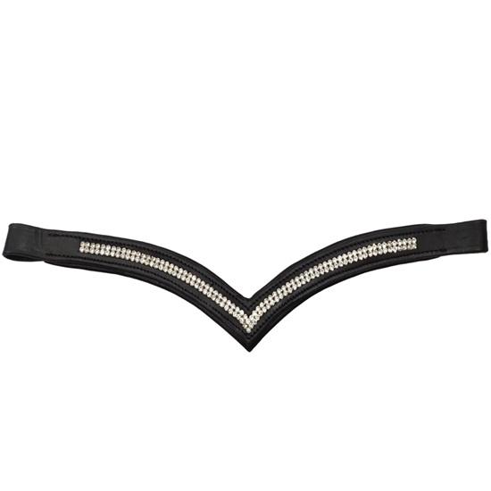 Sparky Clear Crystal V Shape Browband for Bridle for Horse . Extra Full (45 cm) чёрный
Sparky Clear Crystal V Shape Browband for Bridle for Horse . Extra Full (45 cm) чёрный
