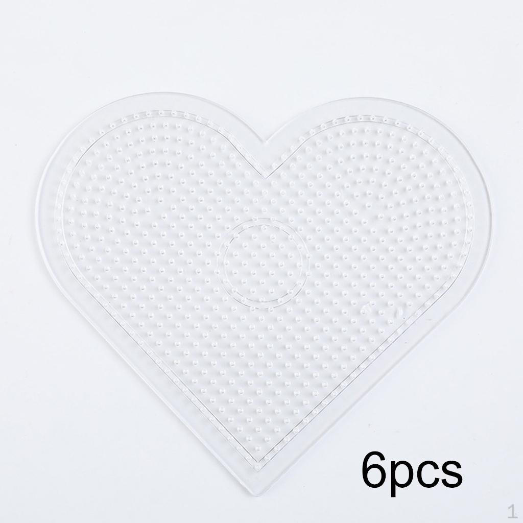 Beads Boards Clear Plastic Pegboards Template for DIY Projects 5mm Heart
Beads Boards Clear Plastic Pegboards Template for DIY Projects 5mm Heart