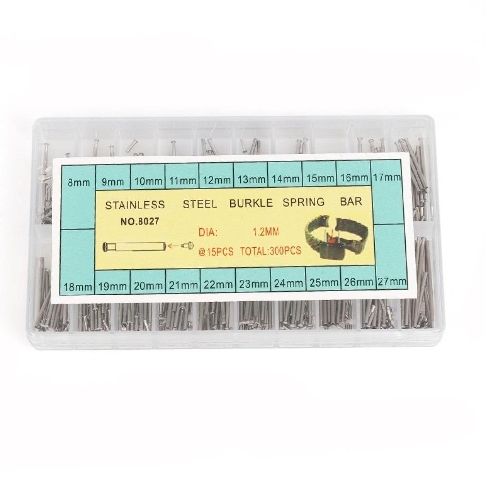 300pcs Complete Set 1.2mm Size Watch Band Spring Alloy Steel Silver Color Watch Strap Spring Watch Link Pin Watch Maintenance
300pcs Complete Set 1.2mm Size Watch Band Spring Alloy Steel Silver Color Watch Strap Spring Watch Link Pin Watch Maintenance