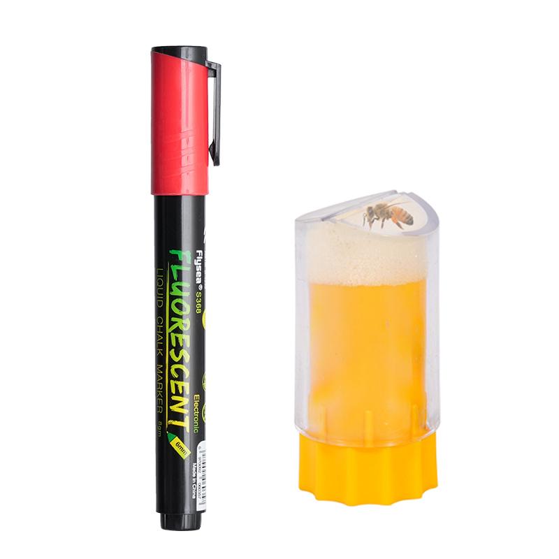 Queen Bee Marking Bottle with Marker Pen Set Plastic Bee Marker Tube Catcher Cage With Plunger Plush 8-color Beekeeping Tool Pen красный
Queen Bee Marking Bottle with Marker Pen Set Plastic Bee Marker Tube Catcher Cage With Plunger Plush 8-color Beekeeping Tool Pen красный