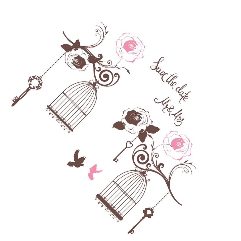 Flower Birdcage Wall Sticker Household Interesting Wall Ornaments Indoor Printed Self-adhesive Decal Room Decoration
Flower Birdcage Wall Sticker Household Interesting Wall Ornaments Indoor Printed Self-adhesive Decal Room Decoration