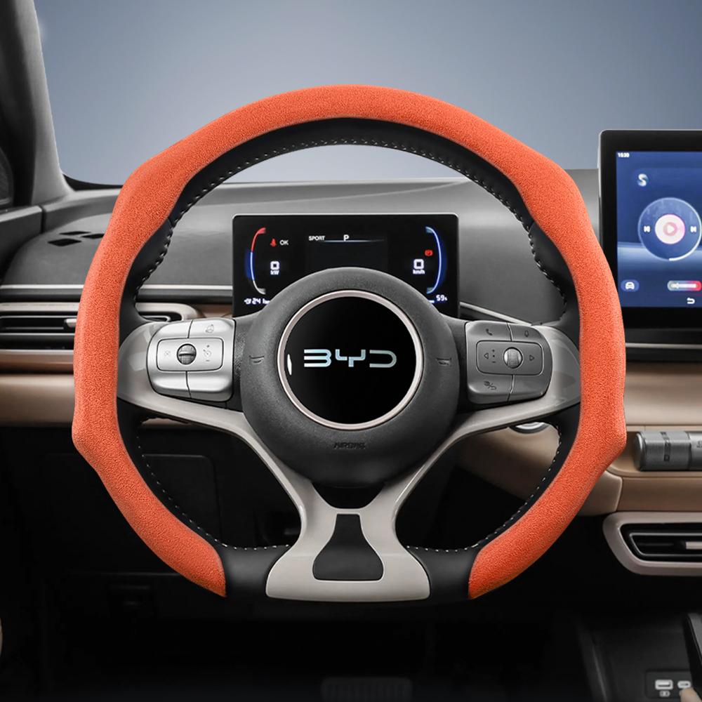 Suitable for Byd Advanced Suede Snap-On Steering Wheel Cover Anti-Slip and Durable Song Yuan Plus оранжевый
Suitable for Byd Advanced Suede Snap-On Steering Wheel Cover Anti-Slip and Durable Song Yuan Plus оранжевый