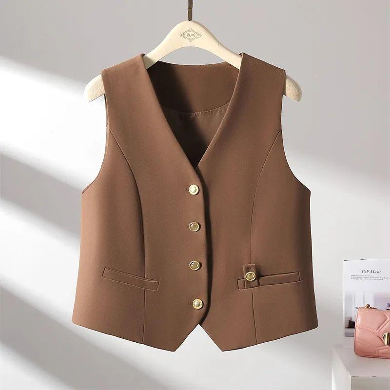 Suit Black Vest Women s Versatile Spring and Autumn New Fashion Waistcoat XL кавовий
Suit Black Vest Women s Versatile Spring and Autumn New Fashion Waistcoat XL кавовий