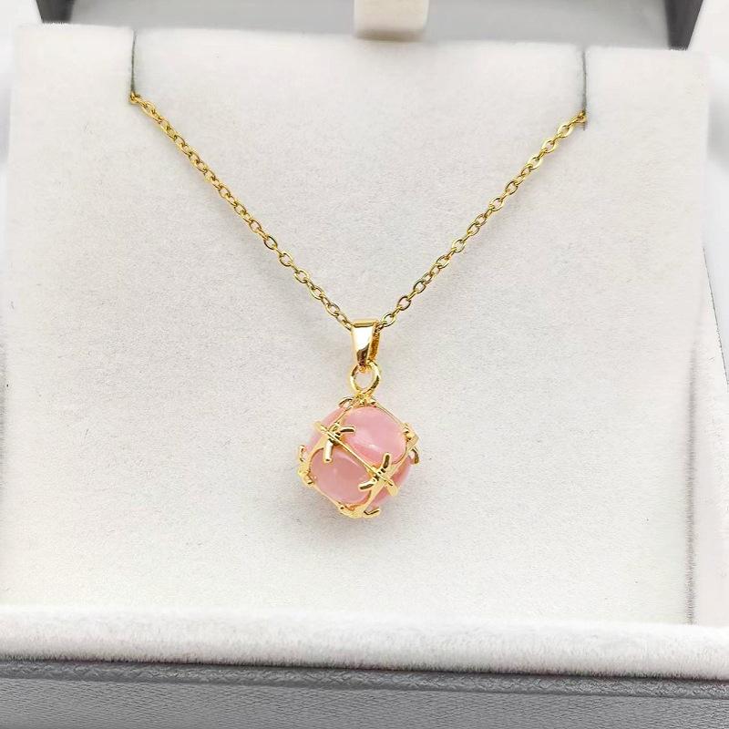 1 Pcs Necklace Women s Fashion Opal Copper Pendant Geometric Emerald Pink Design Clavicle Chain Girls Elegant Accessories
1 Pcs Necklace Women s Fashion Opal Copper Pendant Geometric Emerald Pink Design Clavicle Chain Girls Elegant Accessories