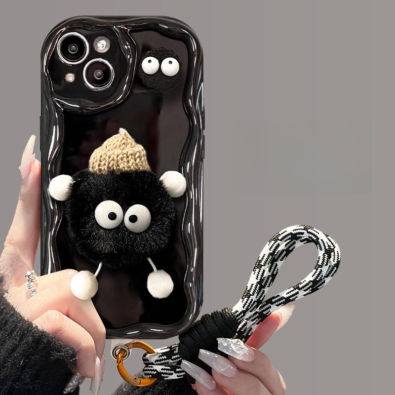Applicable To Apple 15pro Mobile Phone Case IPhone 14/13 Plush Coal Ball Doll Lanyard 11/12 Silicone Xs/xr iPhone 6s Plus
Applicable To Apple 15pro Mobile Phone Case IPhone 14/13 Plush Coal Ball Doll Lanyard 11/12 Silicone Xs/xr iPhone 6s Plus