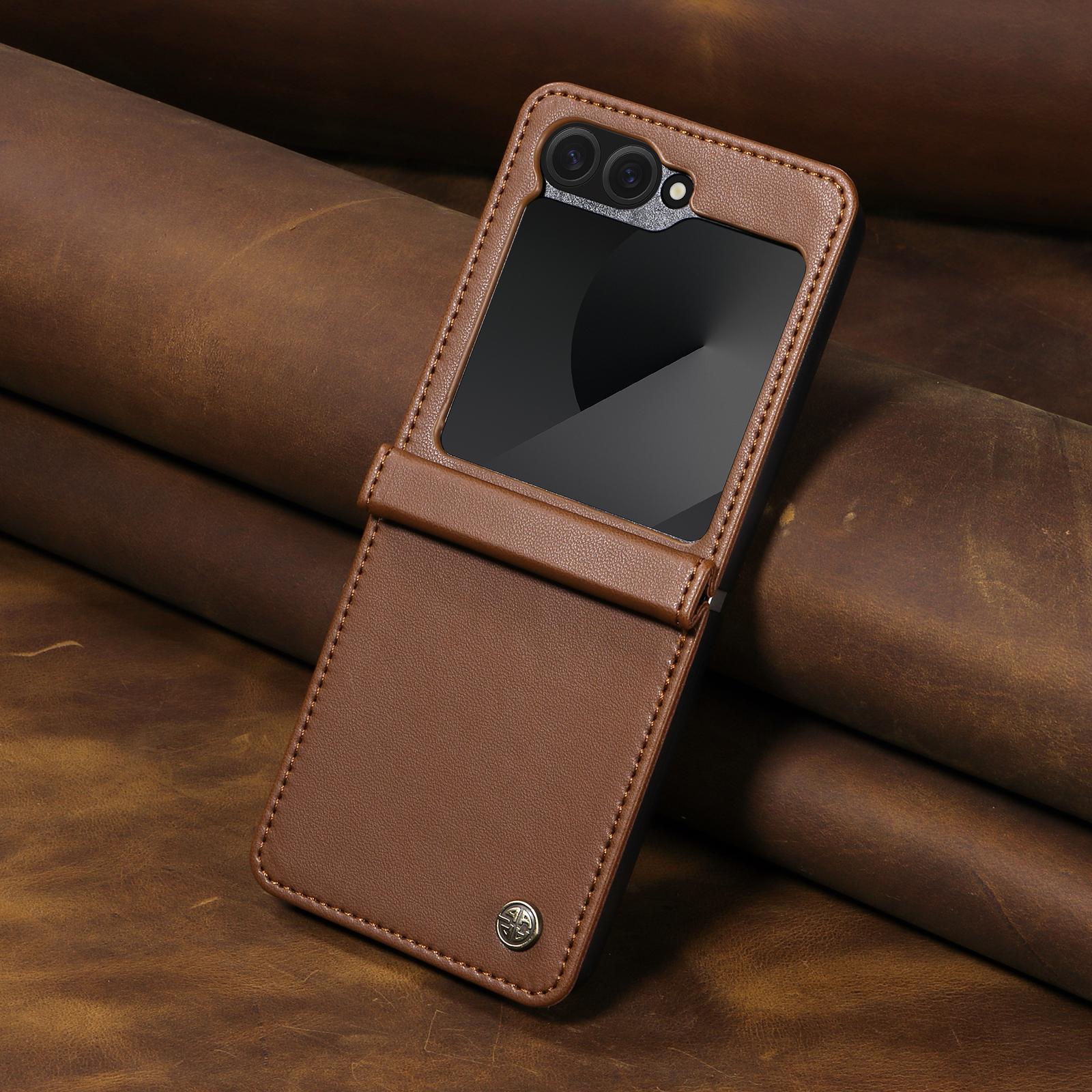 PU Leather Phone Case for Samsung Galaxy Z Flip 6 5 4 3 Drop-proof Protective Cover Galaxy Z Flip6 коричневий
PU Leather Phone Case for Samsung Galaxy Z Flip 6 5 4 3 Drop-proof Protective Cover Galaxy Z Flip6 коричневий