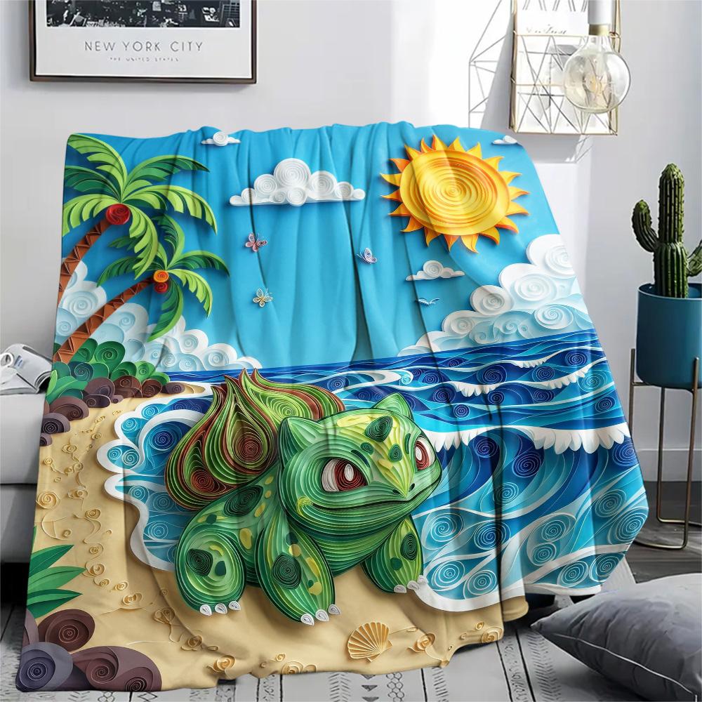 Bulbasaur Print Pattern Flannel Blanket Warm Comfortable Fit Bedroom Sofa Chair Bed Outdoor.-TING 75x90cm
Bulbasaur Print Pattern Flannel Blanket Warm Comfortable Fit Bedroom Sofa Chair Bed Outdoor.-TING 75x90cm