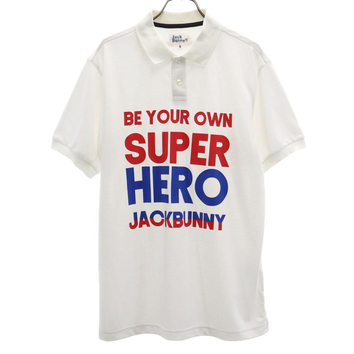 Jack Bunny!! golf Short sleeve Polo shirt 6 white Men s Used
Jack Bunny!! golf Short sleeve Polo shirt 6 white Men s Used