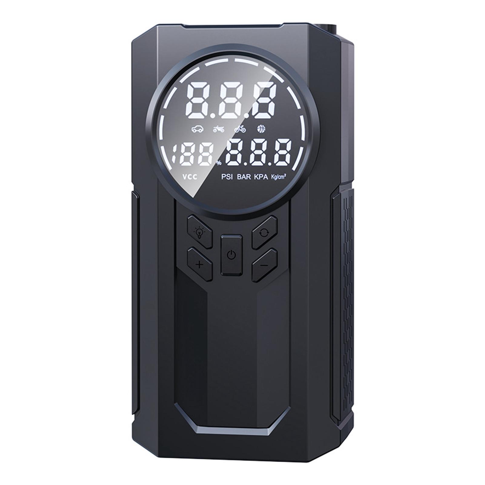 Портативное пусковое устройство с воздушным компрессором 8000 мАч Пусковое устройство для автомобильного аккумулятора Аккумуляторный блок 150 фунтов на кв. дюйм Накачка шин 12 В Автомобиль чёрный
Портативное пусковое устройство с воздушным компрессором 8000 мАч Пусковое устройство для автомобильного аккумулятора Аккумуляторный блок 150 фунтов на кв. дюйм Накачка шин 12 В Автомобиль чёрный