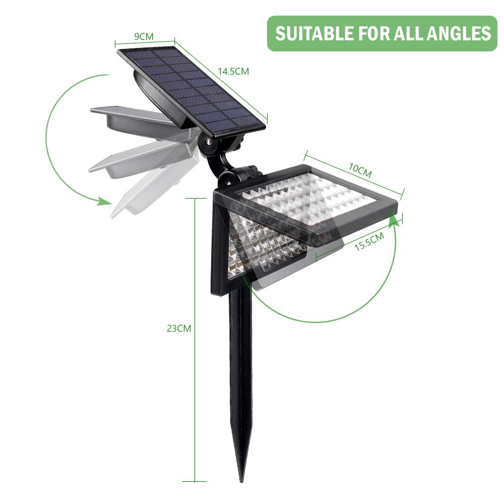 T-SUN 1-2pcs 50 leds Solar Garden Lights Adjustable Outdoor Solar Lamp IP44 Waterproof Wall Lighting for Garden Decoration Light 6000K
T-SUN 1-2pcs 50 leds Solar Garden Lights Adjustable Outdoor Solar Lamp IP44 Waterproof Wall Lighting for Garden Decoration Light 6000K