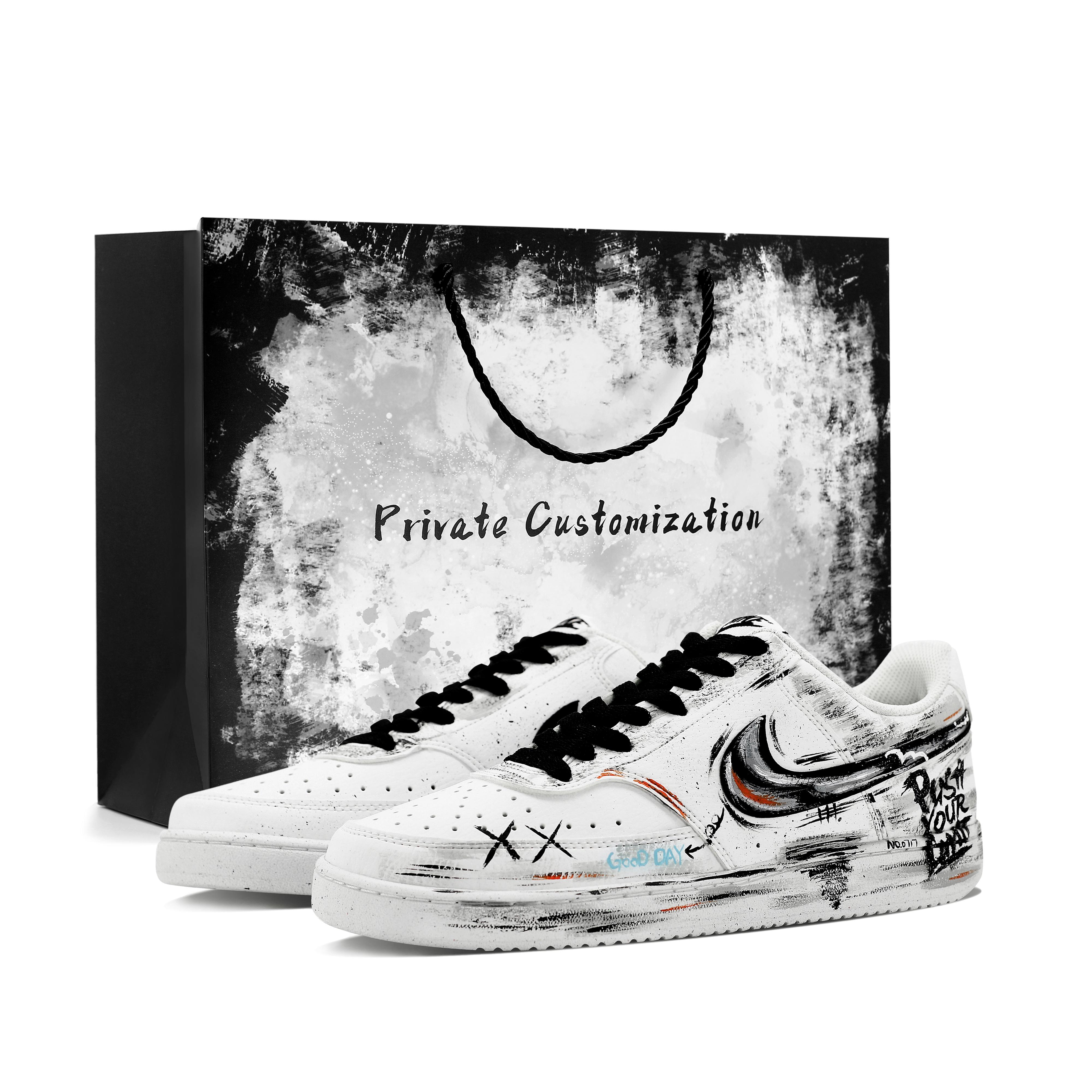 Nike Court Vision 1 White Ink Flow Cushioning Low top Skateboard Shoes Unisex Black DH2987-101(Team309-L) 40.5
Nike Court Vision 1 White Ink Flow Cushioning Low top Skateboard Shoes Unisex Black DH2987-101(Team309-L) 40.5