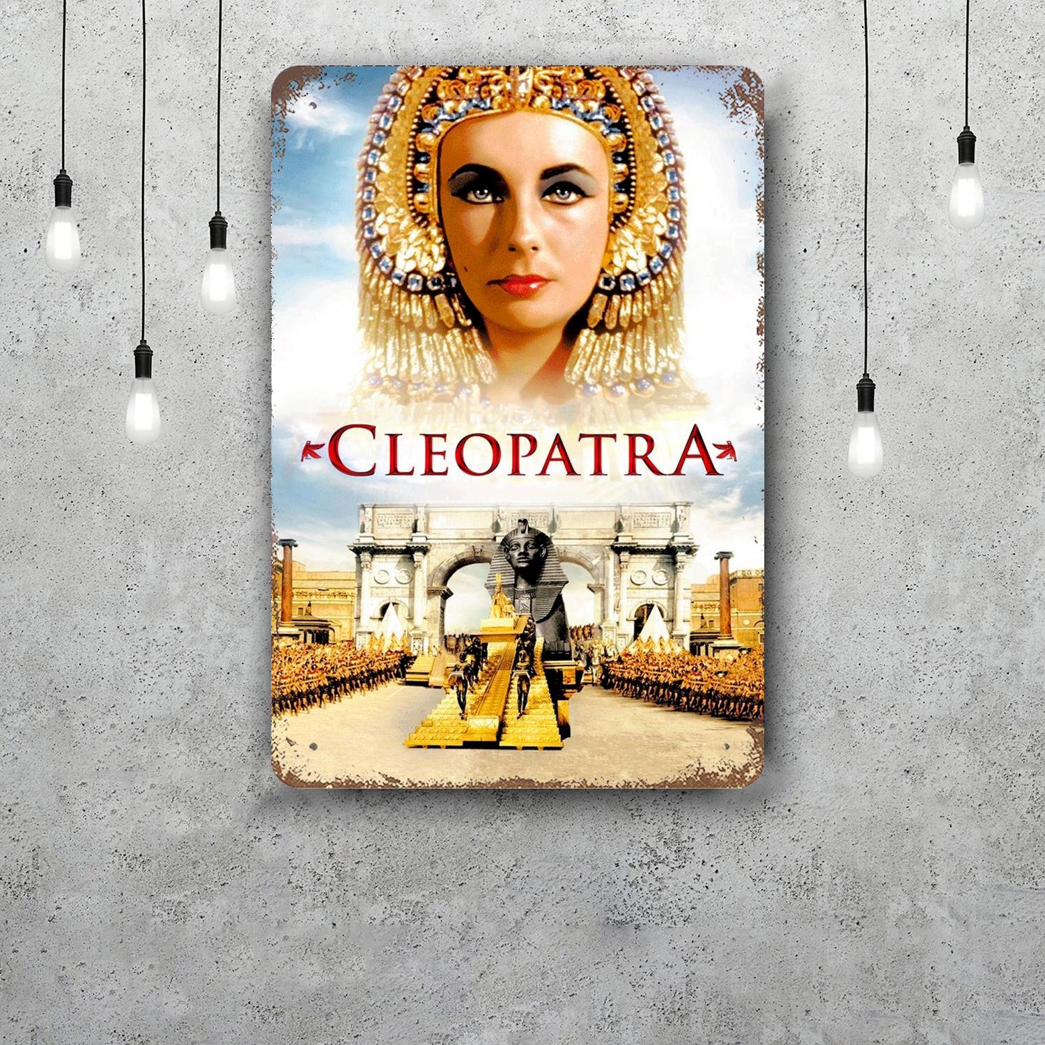 Cleopatra Retro Vintage Tin Sign Poster Decorative Plaque Metal Plate Wall Decor 20x30cm(7.8x11.8inch)
Cleopatra Retro Vintage Tin Sign Poster Decorative Plaque Metal Plate Wall Decor 20x30cm(7.8x11.8inch)