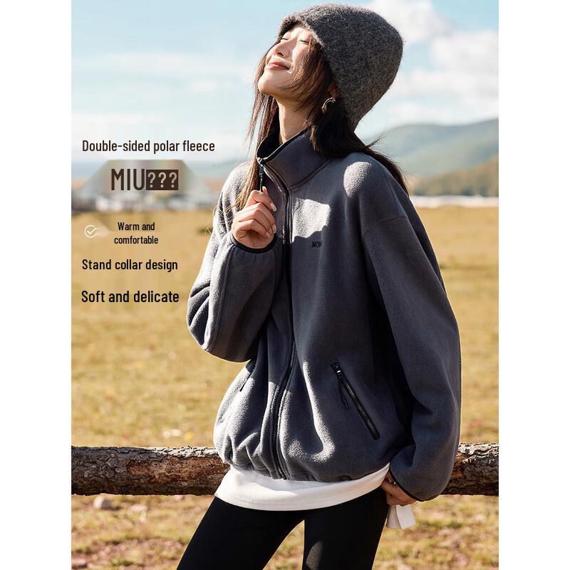 Жіноче двостороннє флісове пальто серії MIU L
Жіноче двостороннє флісове пальто серії MIU L