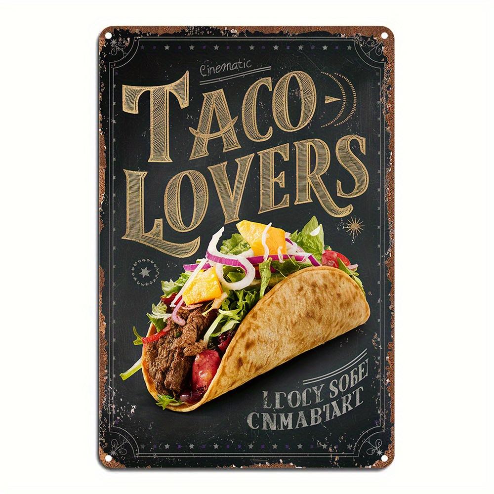Vintage Taco Lovers Metal Wall Art Rustic Iron Sign with Colorful Taco Salad Design Perfect for Garden Bedroom Garage Dec 20x30cm(7.8x11.8inch)
Vintage Taco Lovers Metal Wall Art Rustic Iron Sign with Colorful Taco Salad Design Perfect for Garden Bedroom Garage Dec 20x30cm(7.8x11.8inch)