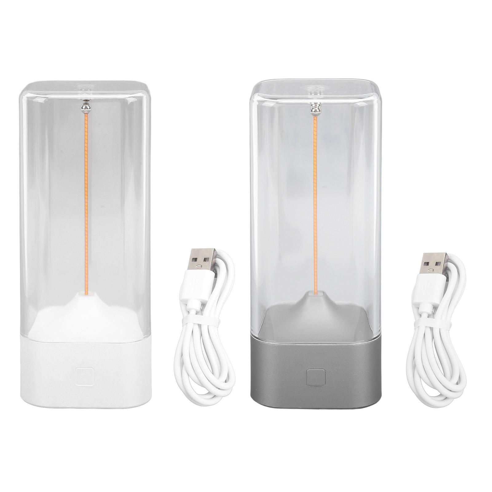 Magnetic Filament Table Lamp LED USB Rechargeable Touch Control Cordless Modern Magnetic Wick Desk L Silver
Magnetic Filament Table Lamp LED USB Rechargeable Touch Control Cordless Modern Magnetic Wick Desk L Silver