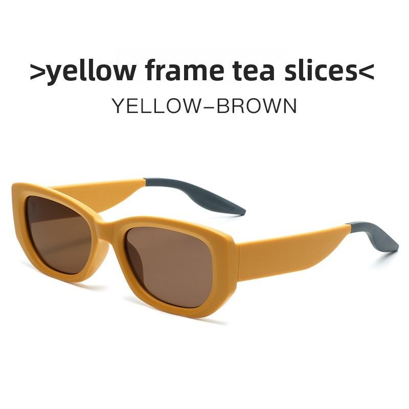 Fashion Uv400 Blocker Sunglasses For Women With Pc Frame And Brown Lenses For Travel And Parties MatteYellow
Fashion Uv400 Blocker Sunglasses For Women With Pc Frame And Brown Lenses For Travel And Parties MatteYellow