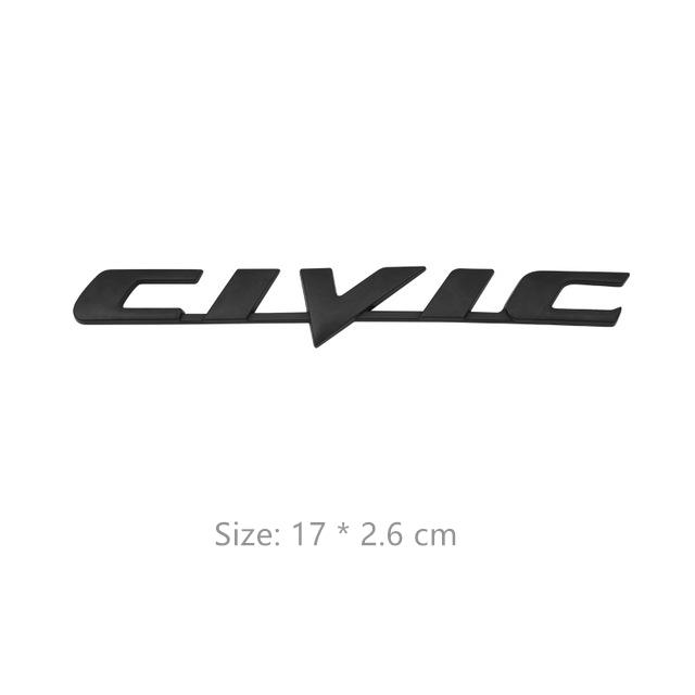 Civic Logo Car Trunk Sticker Aluminium Emblem Trim Accessories For Honda Fit Jazz Accord Pilot CRV Odyssey Passport City Shuttle
Civic Logo Car Trunk Sticker Aluminium Emblem Trim Accessories For Honda Fit Jazz Accord Pilot CRV Odyssey Passport City Shuttle