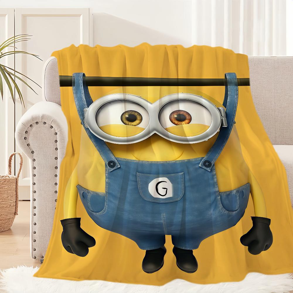 Cartoon Cute Funny M-Minions-ES Blanket Blanket for Couch Sofa Travel Home Picni Flannel Blanket birthday gift Warm Comfortable 80x60in
Cartoon Cute Funny M-Minions-ES Blanket Blanket for Couch Sofa Travel Home Picni Flannel Blanket birthday gift Warm Comfortable 80x60in
