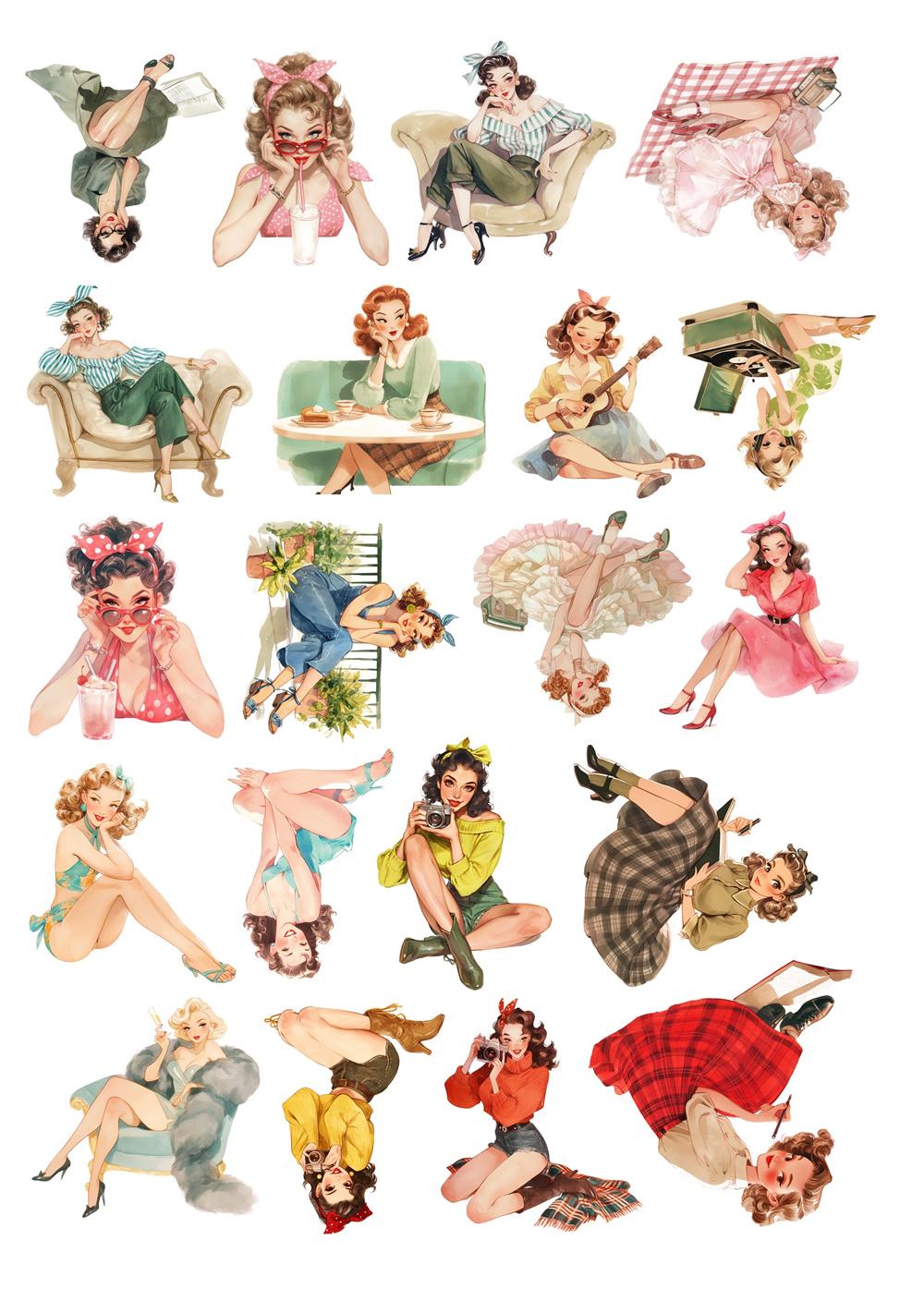 1 set Cute Fashion Modern Women stickers for Phone Car Label Decorative Stationery Scrapbooking DIY Diary Album planner supplies білий
1 set Cute Fashion Modern Women stickers for Phone Car Label Decorative Stationery Scrapbooking DIY Diary Album planner supplies білий