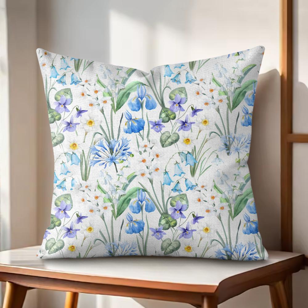 Blue floral pattern Cushion Cover Natural Linen Organic Fabric DoubleSided Printing Couch Pillow Covers Home Decor Gift 30cmx30cm
Blue floral pattern Cushion Cover Natural Linen Organic Fabric DoubleSided Printing Couch Pillow Covers Home Decor Gift 30cmx30cm