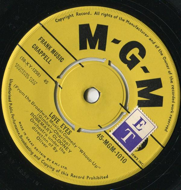 7inch Record ROSEMARY CLOONEY, JOSÉ FERRER - Flattery 45MGM1010 MGM Records UK Pop Used
7inch Record ROSEMARY CLOONEY, JOSÉ FERRER - Flattery 45MGM1010 MGM Records UK Pop Used