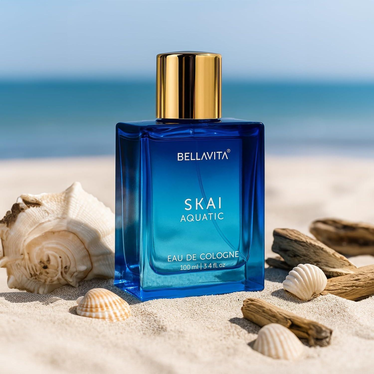Bella Vita Luxury Skai Aquatic Unisex | Long Lasting | 100ml | Perfume for Man and Woman | Bergamot, Lavender & Patchouli 100 ml
Bella Vita Luxury Skai Aquatic Unisex | Long Lasting | 100ml | Perfume for Man and Woman | Bergamot, Lavender & Patchouli 100 ml