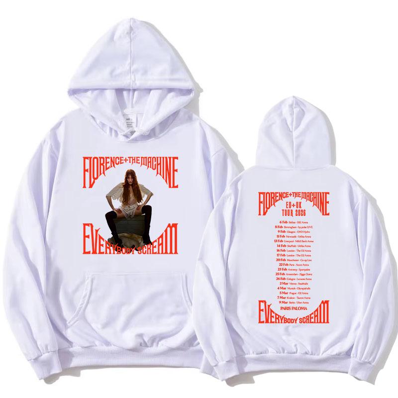 Everybody Scream Tour 2026 Hoodies Florence + The Machine Rock Band Sweatshirt Long Sleeve Fleece Pullovers Print Clothes M
Everybody Scream Tour 2026 Hoodies Florence + The Machine Rock Band Sweatshirt Long Sleeve Fleece Pullovers Print Clothes M